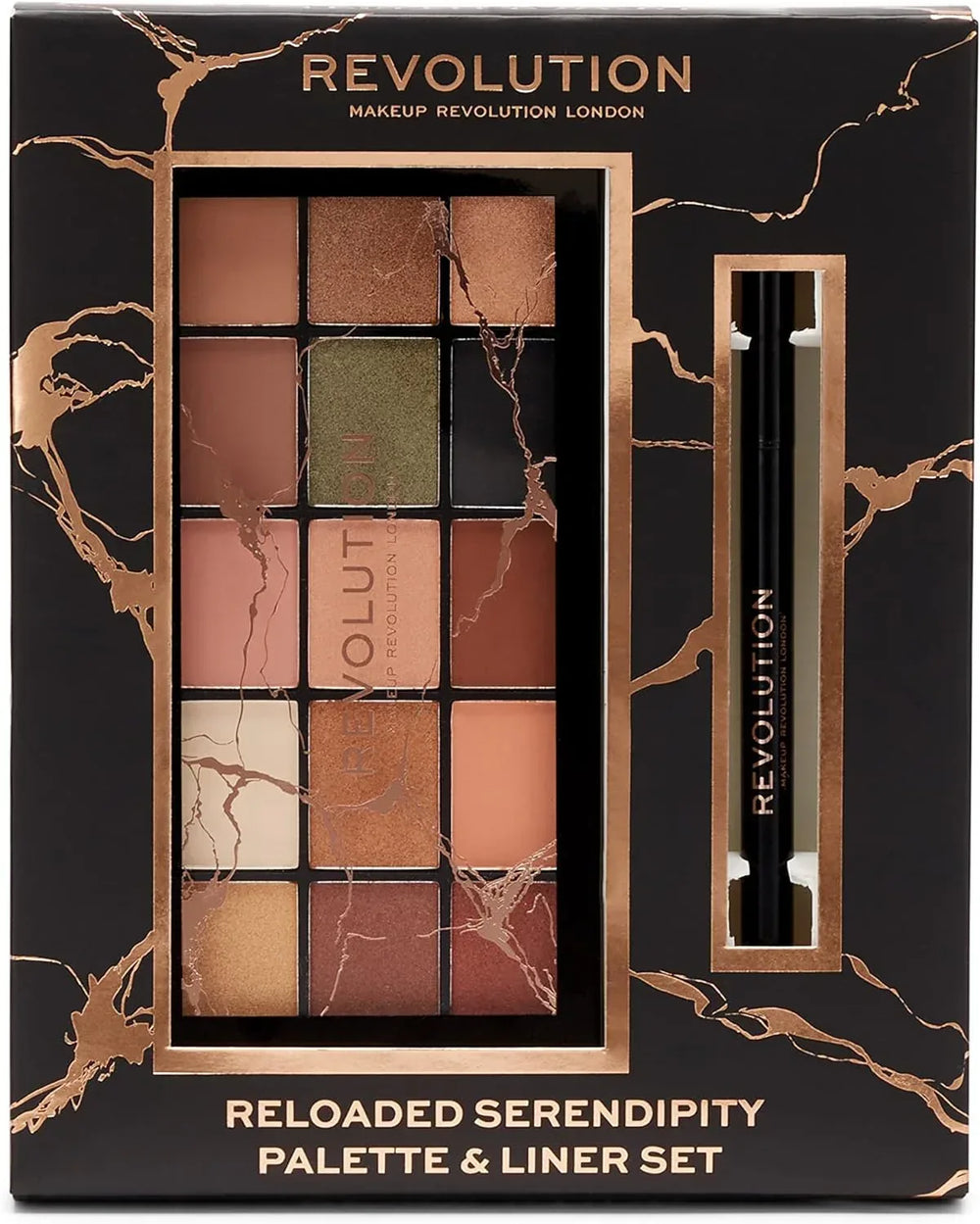 Makeup Revolution, Reloaded Serendipity Palette & Liner Set - The Beauty League Pakistan