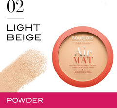 Bourjois-Air Mat Compact Powder-02 Light Beige - The Beauty League Pakistan