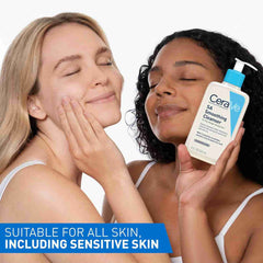 CeraVe Fragrance-Free SA Smoothing Cleanser Dry, For Rough Bumpy Skin, 473ml