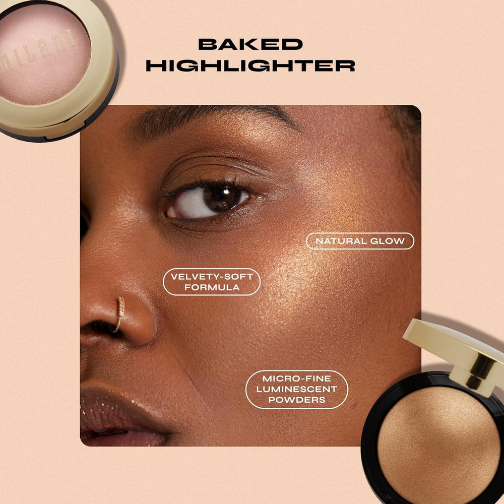 Milani- Baked Highlighter- 120 Champagne D'Oro - The Beauty League Pakistan