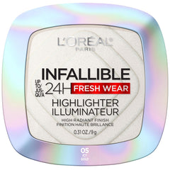 L'Oreal Paris Infallible Up To 24HR Highlighter- 05 Icy Gold
