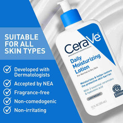 CeraVe Daily Moisturizing Lotion for Normal To Dry Skin 355ml