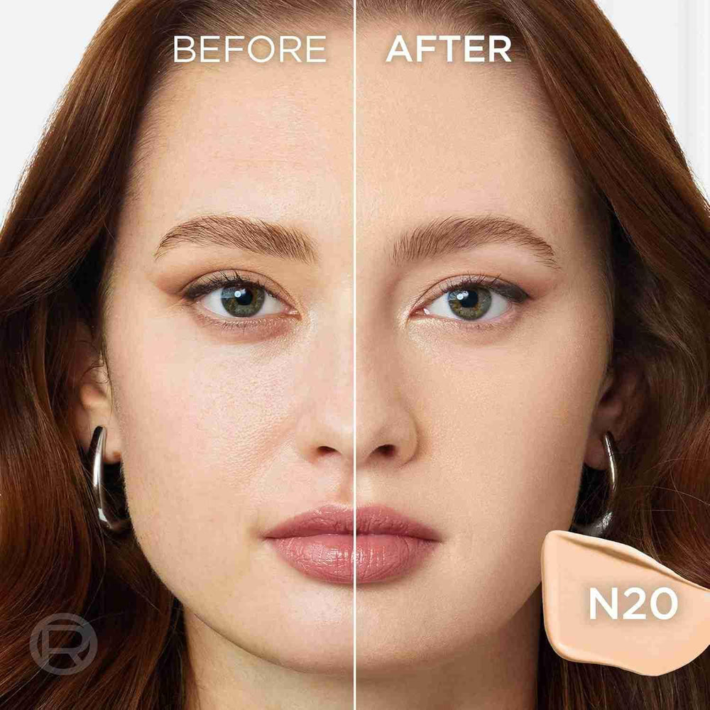 L'oreal Paris- Infallible Skin Ink Up T0 48H Longwear 2-IN-1 Foundation Concealer- 20 Neutral - The Beauty League Pakistan