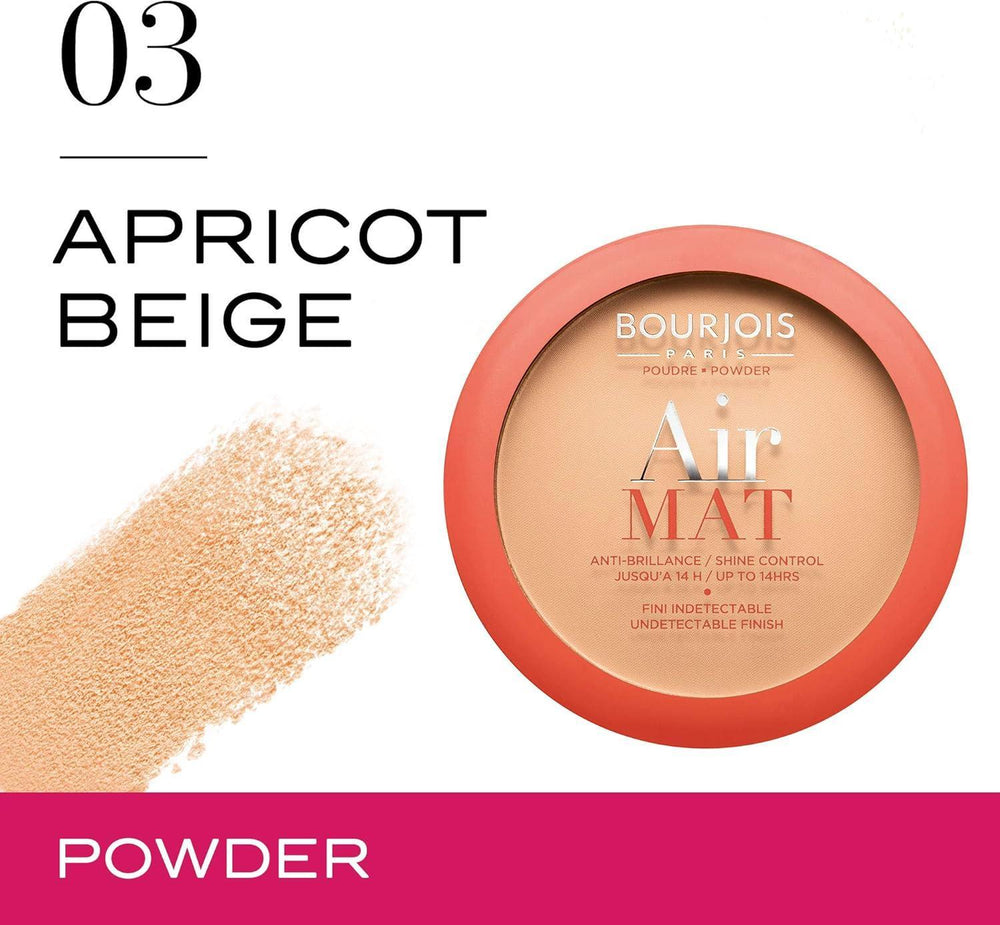 Bourjois-Air Mat Compact Powder-03 Apricot Beige - The Beauty League Pakistan