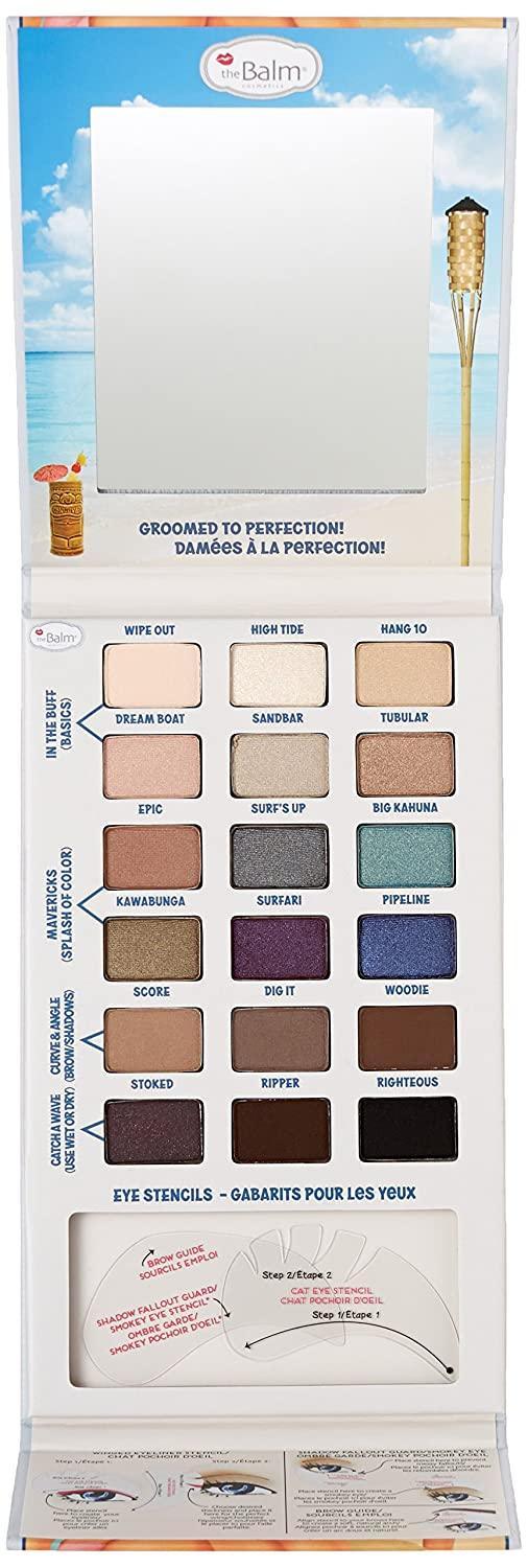 The Balm Balmsai Eyeshadow and Brow Palette with Shaping Stencils - The Beauty League Pakistan