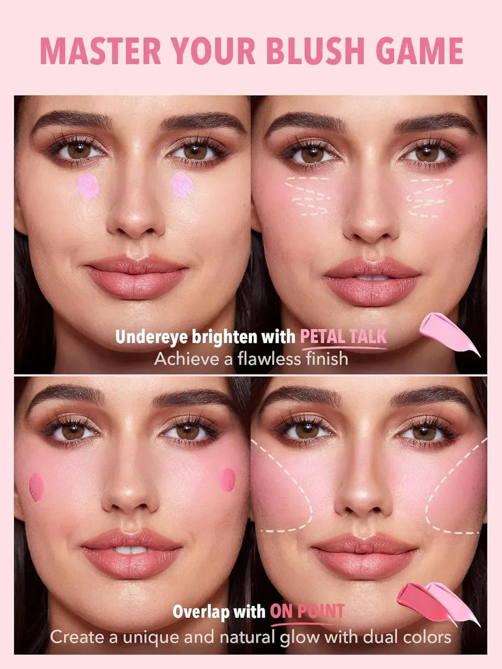 SHEGLAM Color Bloom Liquid Blush Makeup for Cheeks Matte Finish - Petal Talk - The Beauty League Pakistan