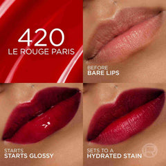 LOreal Paris- Hyaluron Tint Lip Stain and  Serum- 420 Le Rogue Paris