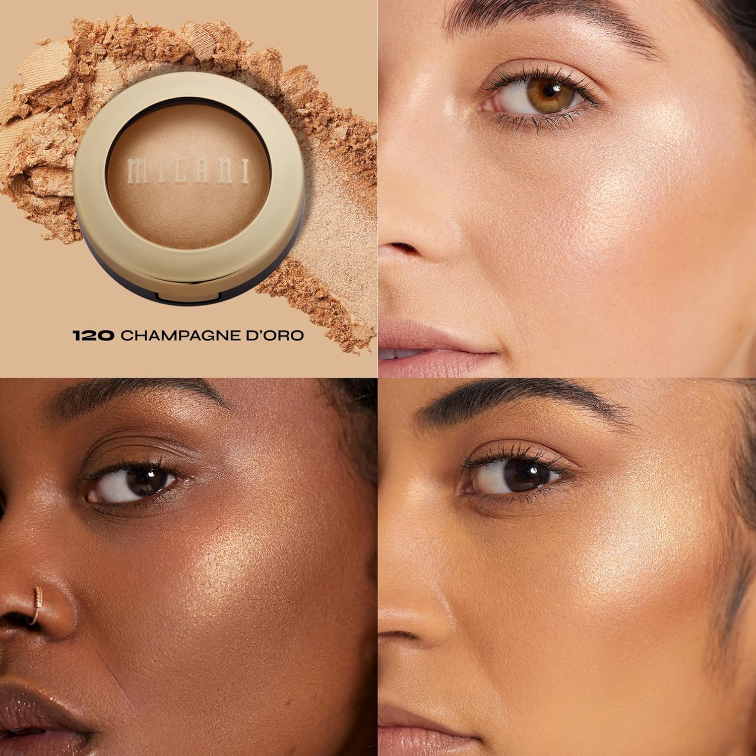 Milani- Baked Highlighter- 120 Champagne D'Oro