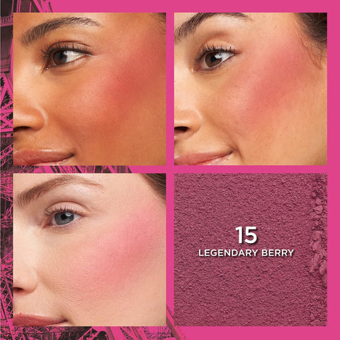 Loreal Infallible Up to 24H Fresh Wear Soft Matte Blush- 15 Legendery Berry