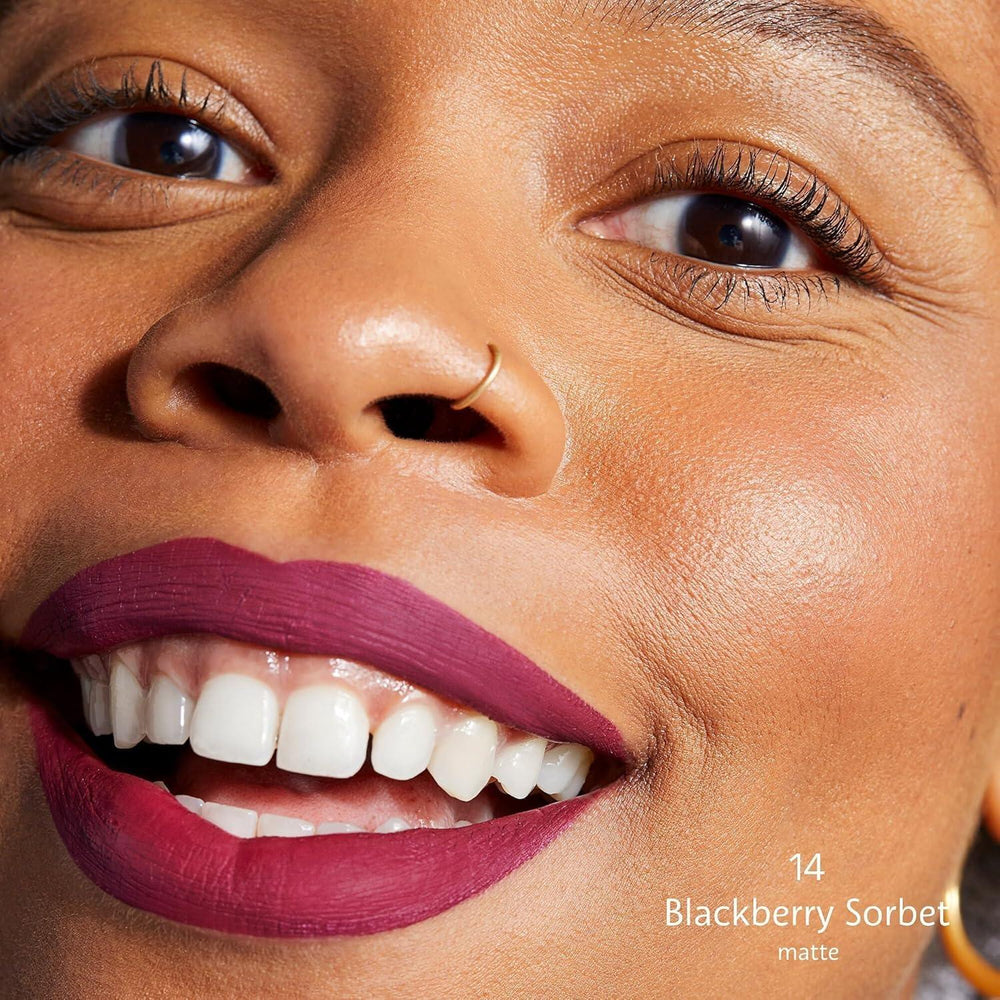 SEPHORA COLLECTION Cream Lip Stain Liquid Lipstick 14 Blackberry Sorbet - The Beauty League Pakistan