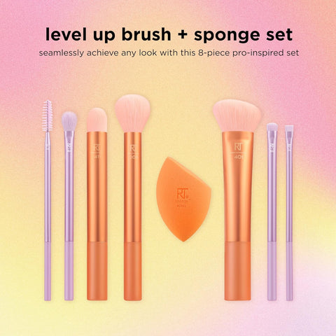 Real Techniques- Level Up Brush + Sponge Set