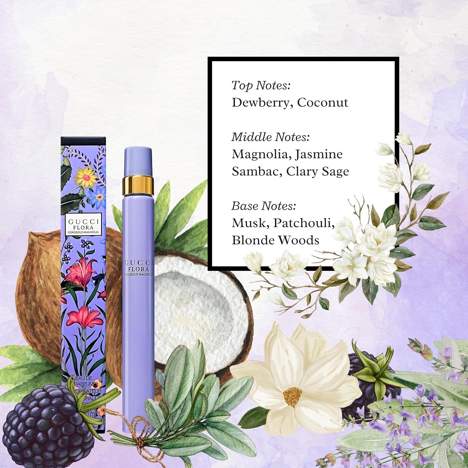 Gucci-Flora Gorgeous Magnolia Eau de Parfum Pen Spray-10ML