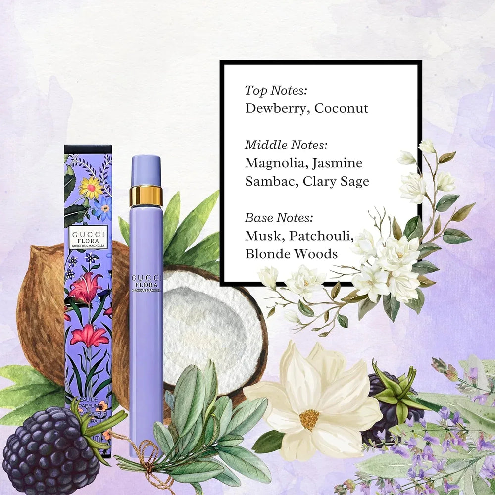 Gucci-Flora Gorgeous Magnolia Eau de Parfum Pen Spray-10ML - The Beauty League Pakistan
