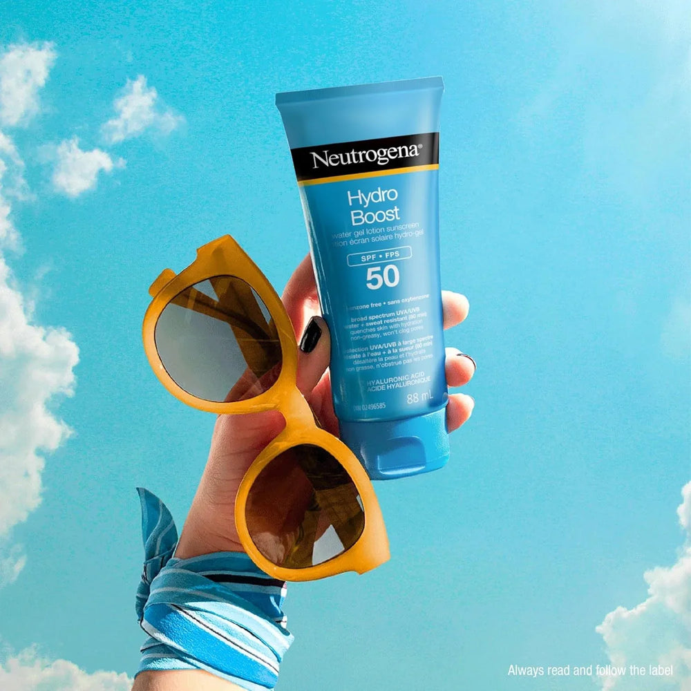 Neutrogena Hydro Boost Water Gel Lotion Sunscreen Spf 50 88 Ml - The Beauty League Pakistan