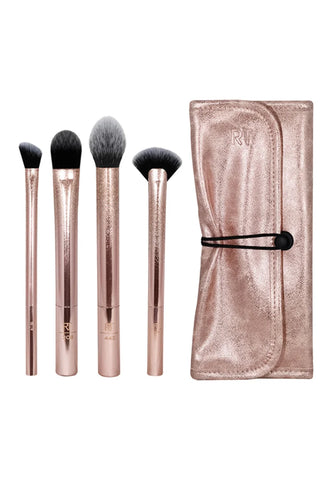 Real Techniques ROSY ALL NIGHT - Makeup brush set
