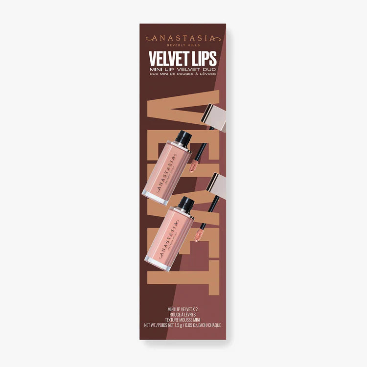 Anastasia Beverly Hills Mini Velvet Lip Set- Pure Hollywood/ Kiss- the beauty league pakistan- buy Anastasia Beverly Hills Mini Velvet Lip Set- Pure Hollywood/ Kiss pakistan