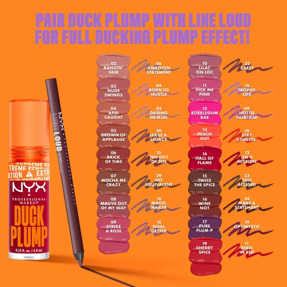 NYX-DUCK PLUMP HIGH PIGMENT PLUMPING LIP GLOSS- Lilac On Lock - The Beauty League Pakistan