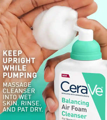 CeraVe- Balancing Air Foam Facial Cleanser 237ml