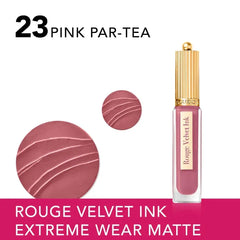 Bourjois- Rouge Velvet Ink Liquid Matte Lipstick 23 Pink Par-tea - The Beauty League Pakistan