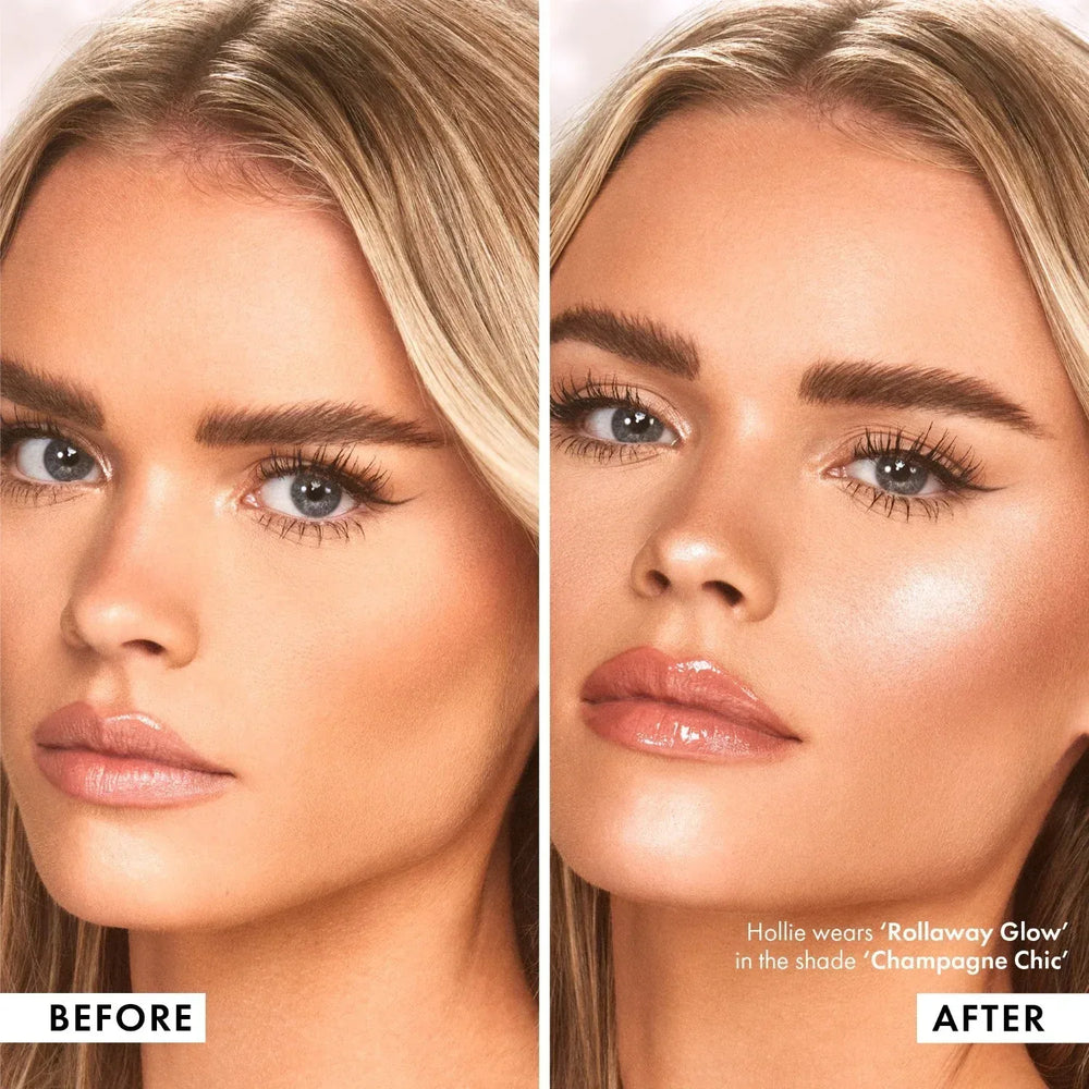 Iconic London- Rollaway Glow Highlighter- Champagne Chic - The Beauty League Pakistan