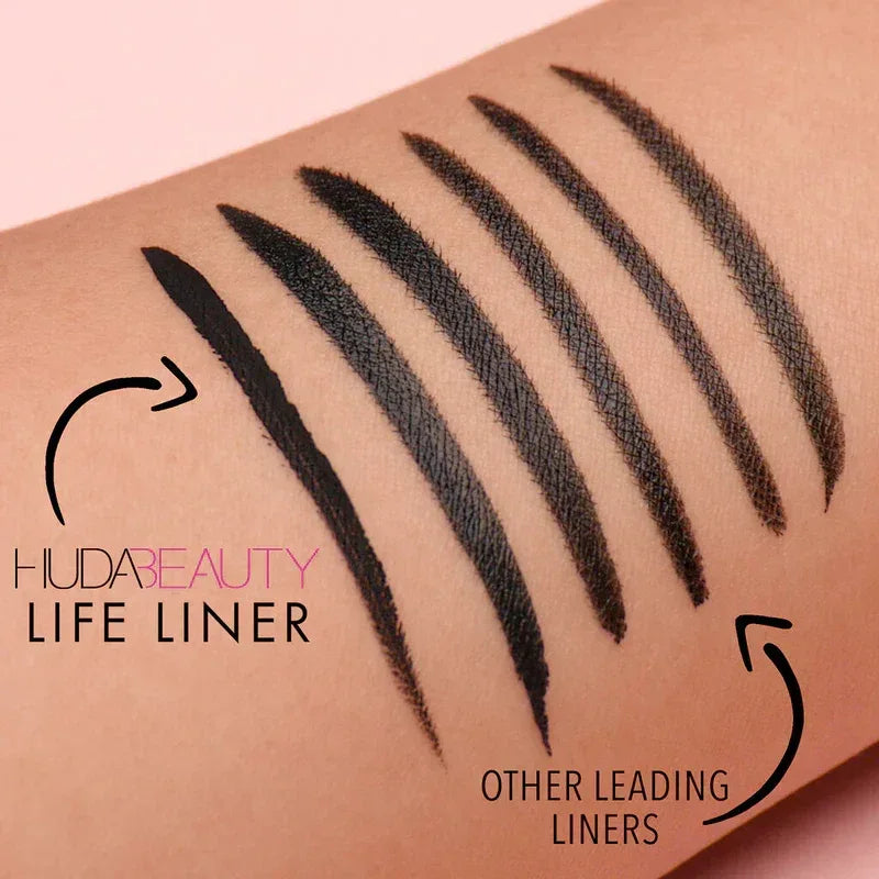 Huda Beauty- Life Liner Quick 'N Easy Black (Full Size) - The Beauty League Pakistan