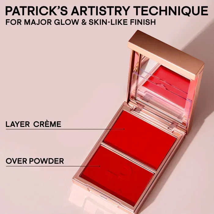 Patrick Ta-Major Headlines Double-Take Crème & Powder Blush Duo- She's Flushed - The Beauty League Pakistan