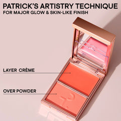 Patrick Ta - Major Headlines Double-Take Cream And Powder Blush Duo- She's The Moment