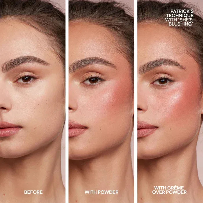 Patrick Ta-Major Headlines Double-Take Crème & Powder Blush Duo- She's Blushing - The Beauty League Pakistan