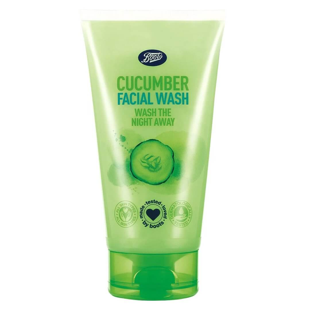 Boots Cucumber Facial Wash The Night Away 150ml