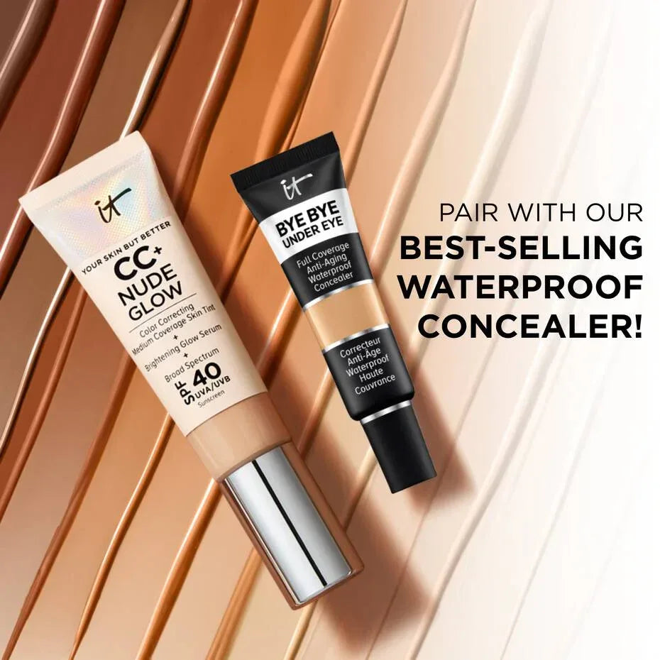 it cosmetic- CC+ Nude Glow Lightweight Foundation + Glow Serum with SPF 40 Fair Light (EXP05/24) - The Beauty League Pakistan