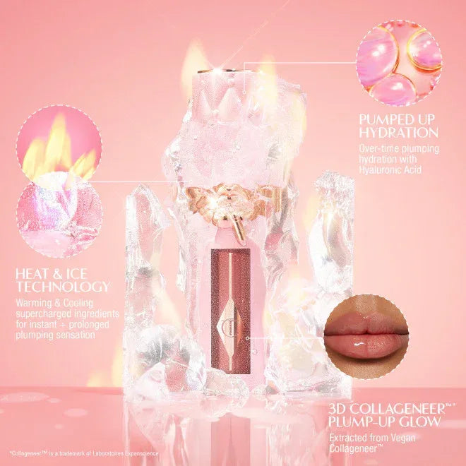 Charlotte Tilbury Pillow Talk Big Lip Plumpgasm Plumping Lip Gloss- Medium- Deep - The Beauty League Pakistan