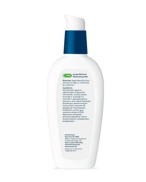 CeraVe- PM Facial Moisturizing Lotion 89ml - The Beauty League Pakistan