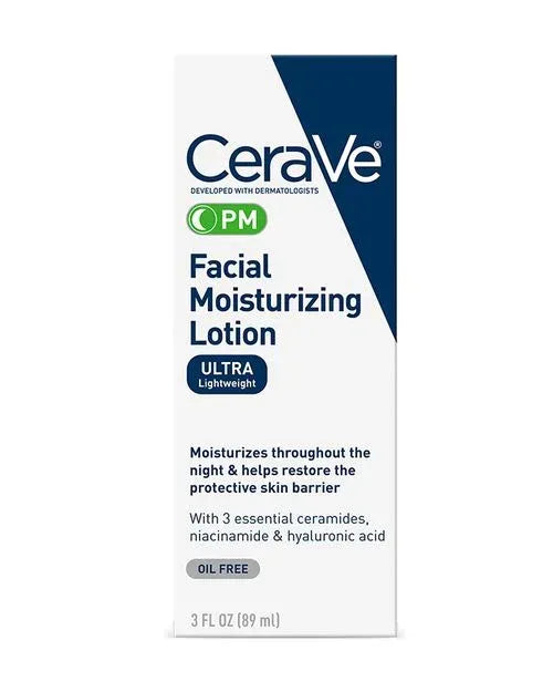CeraVe- PM Facial Moisturizing Lotion 89ml - The Beauty League Pakistan