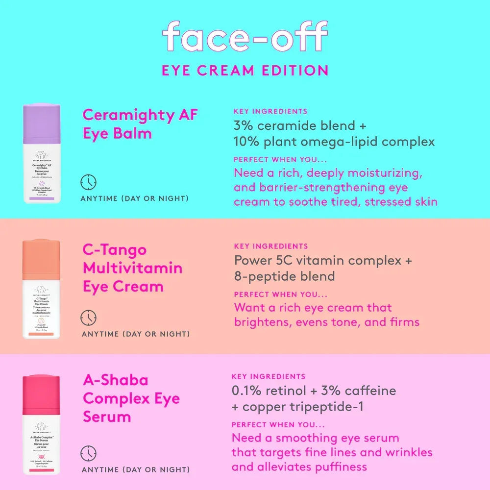 Drunk Elephant- Ceramighty™ AF Eye Balm 15ml - The Beauty League Pakistan