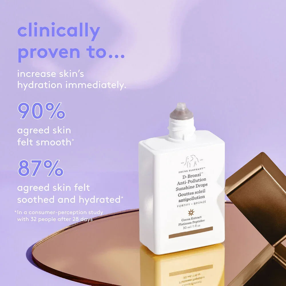 Drunk Elephant- D-Bronzi™ Anti-Pollution Sunshine Drops 30ml - The Beauty League Pakistan