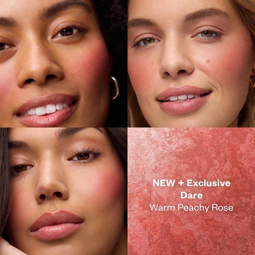 Kosas- Blush is Life Baked Dimensional + Brightening Blush- Dare (mini) - The Beauty League Pakistan
