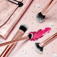 Real Techniques ROSY ALL NIGHT - Makeup brush set