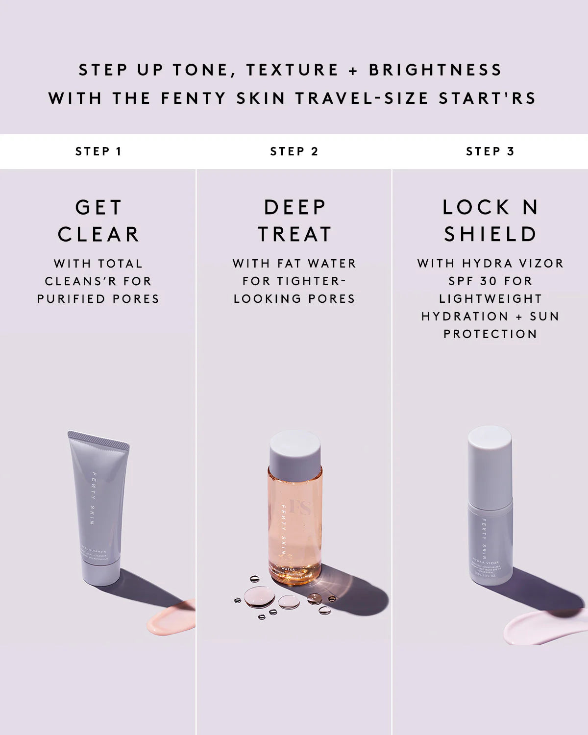 Fenty Beauty- FENTY SKIN TRAVEL-SIZE START'R SET