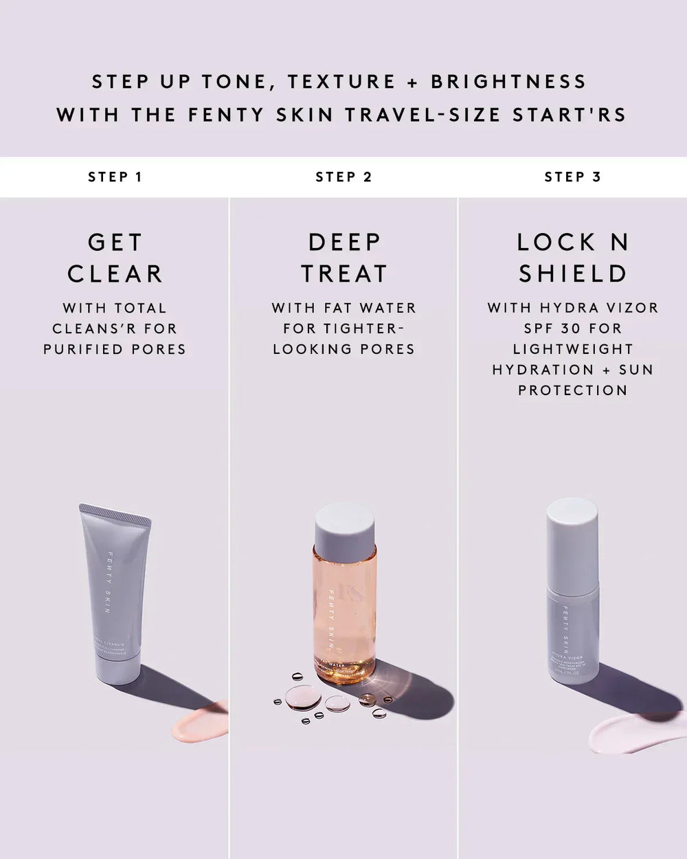 Fenty Beauty- FENTY SKIN TRAVEL-SIZE START'R SET - The Beauty League Pakistan