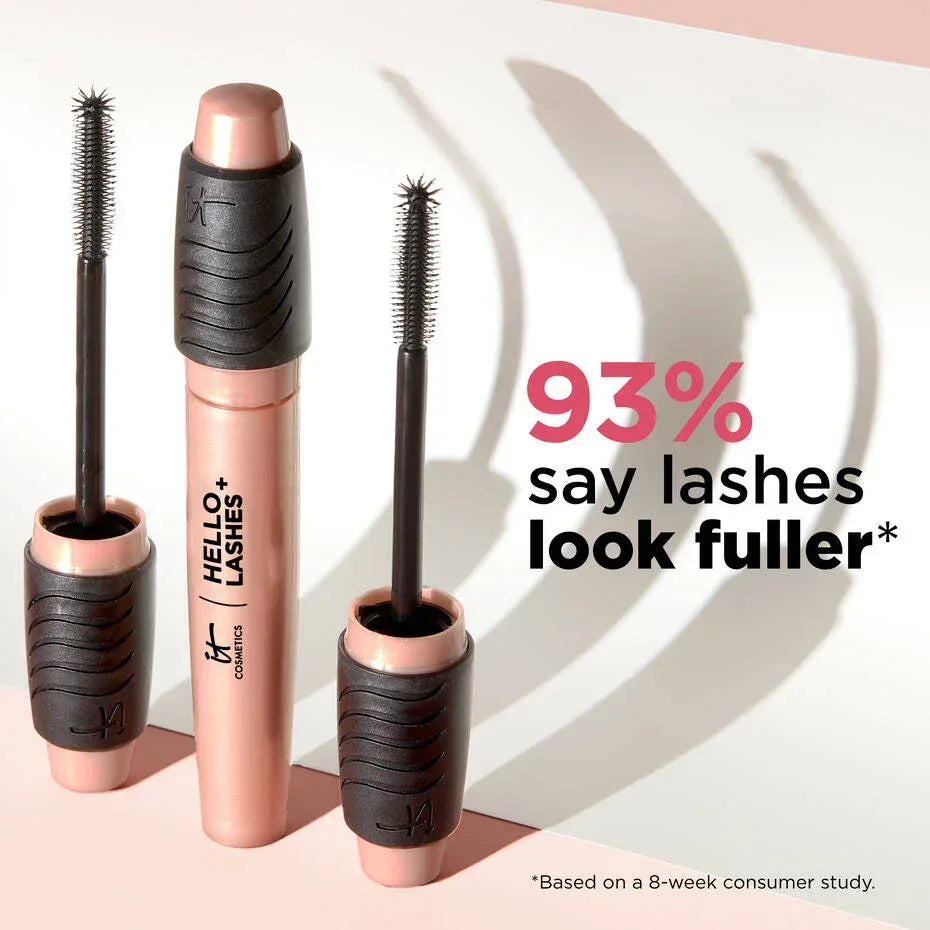 it Cosmetics- Hello Lashes+ Volumizing Mascara with Lash Serum - The Beauty League Pakistan