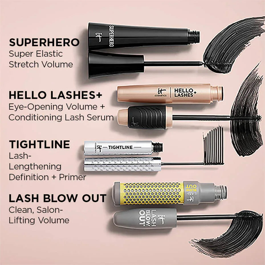 it Cosmetics- Hello Lashes+ Volumizing Mascara with Lash Serum - The Beauty League Pakistan