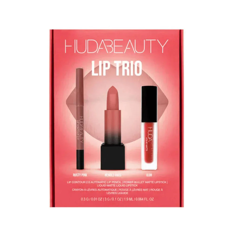 Huda Beauty Lip Trio Contour 2.0 - Icon - The Beauty League Pakistan