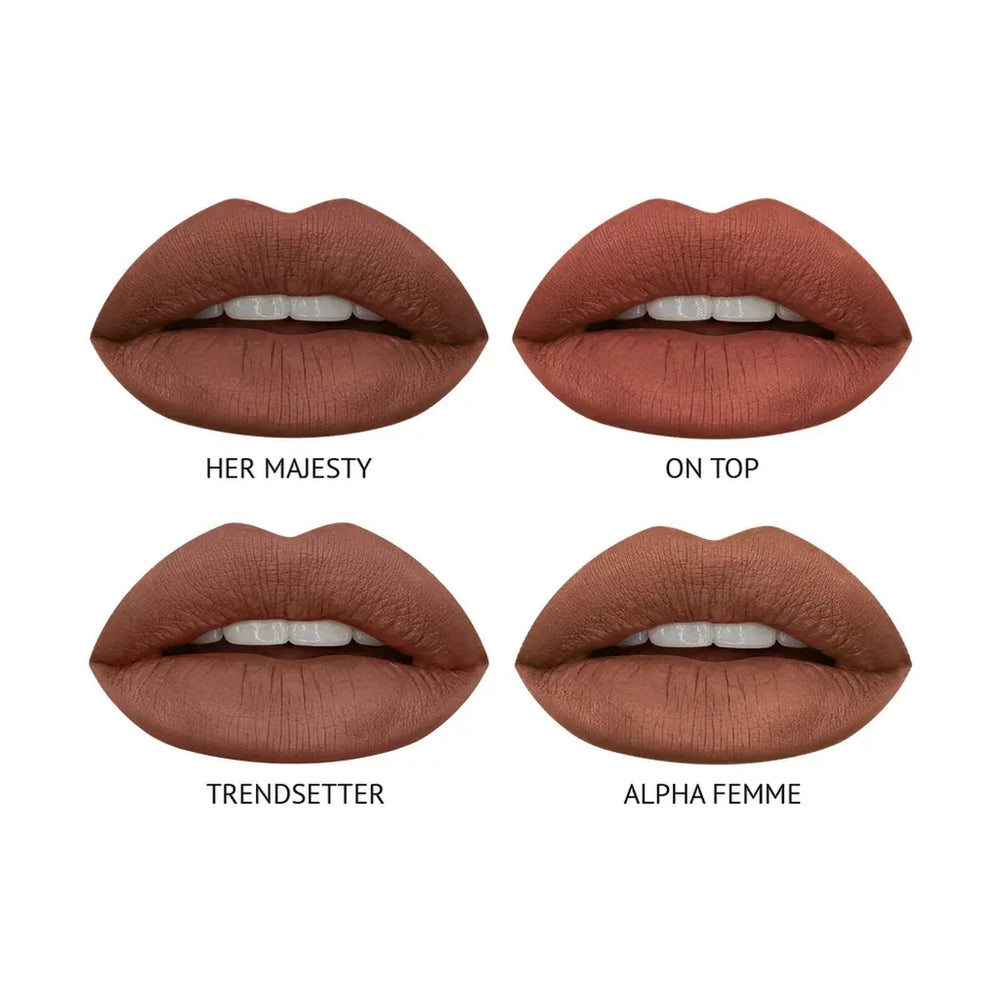 Huda Beauty Brown Obsessions Liquid Matte Minis - The Beauty League Pakistan