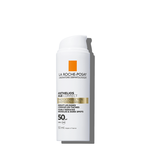La Roche Posay Anthelios Age Correct SPF 50 Sunscreen: Broad Spectrum Protection with UVA/UVB, Water-resistant, Non-comedogenic, Hypoallergenic & More
