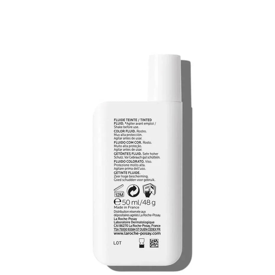 La Roche Posay- ANTHELIOS TINTED FLUID FACIAL SUNSCREEN SPF 50+ 50ml - The Beauty League Pakistan