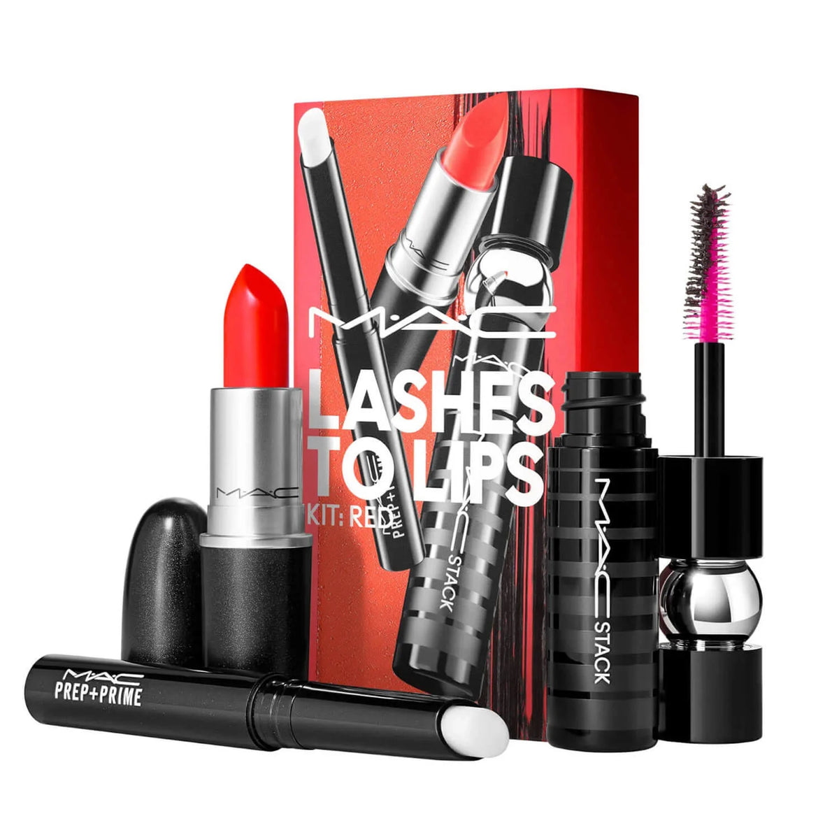 MAC Lashes to Lipstick Red Kit