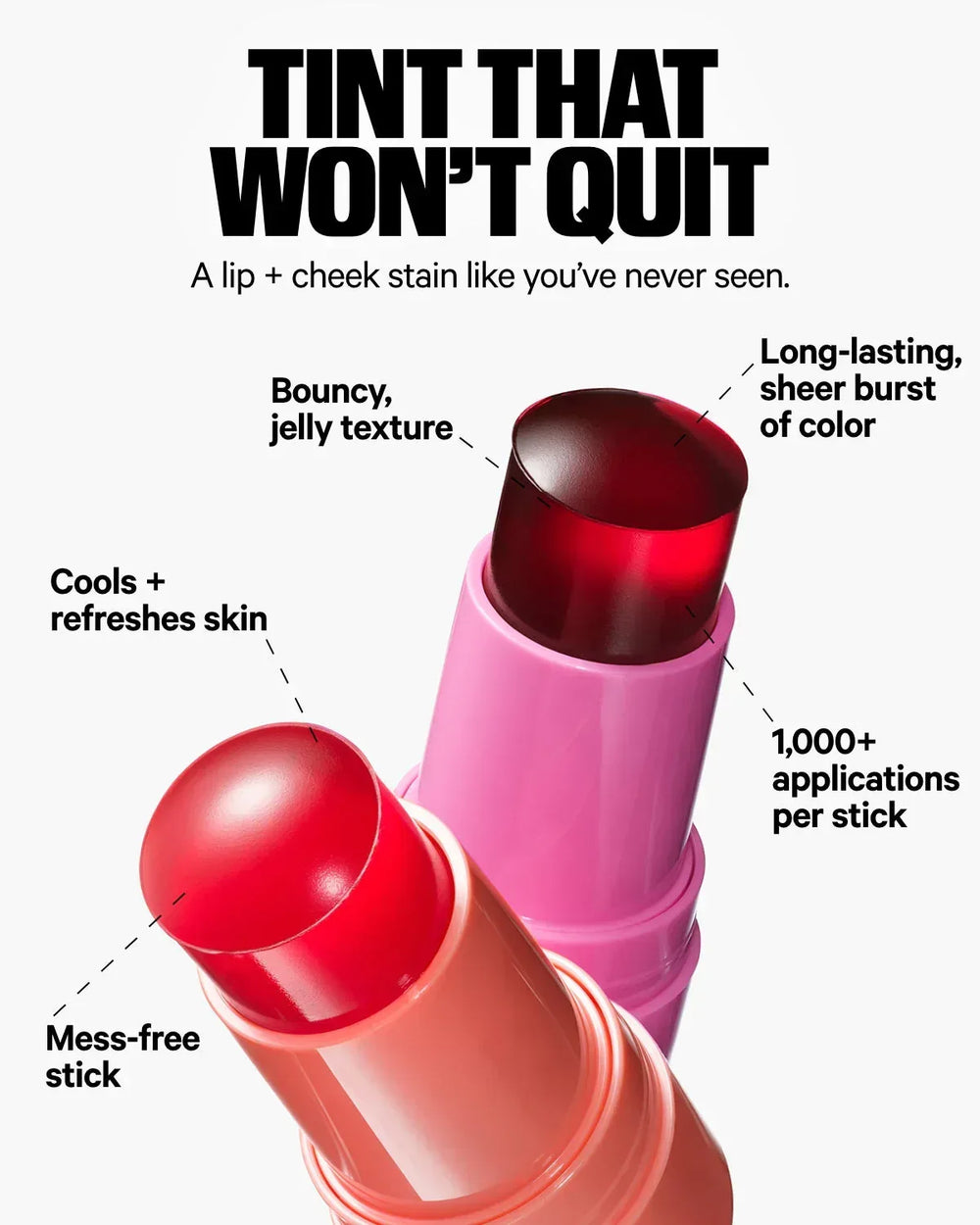 Milk Makeup- Cooling Water Jelly Tint sheer lip + cheek stain- Fresh - The Beauty League Pakistan