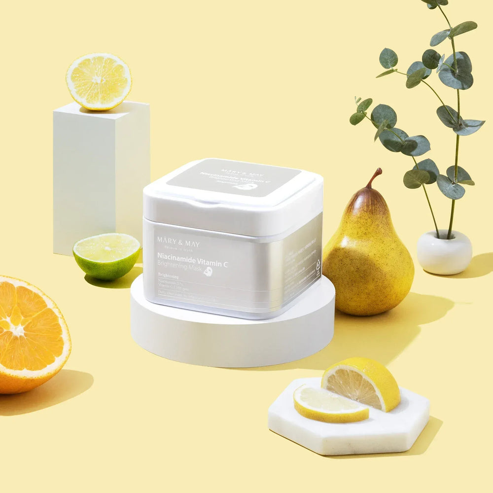 Mary & May- Niacinamide Vitamin C Brightening Mask (30ea) - The Beauty League Pakistan