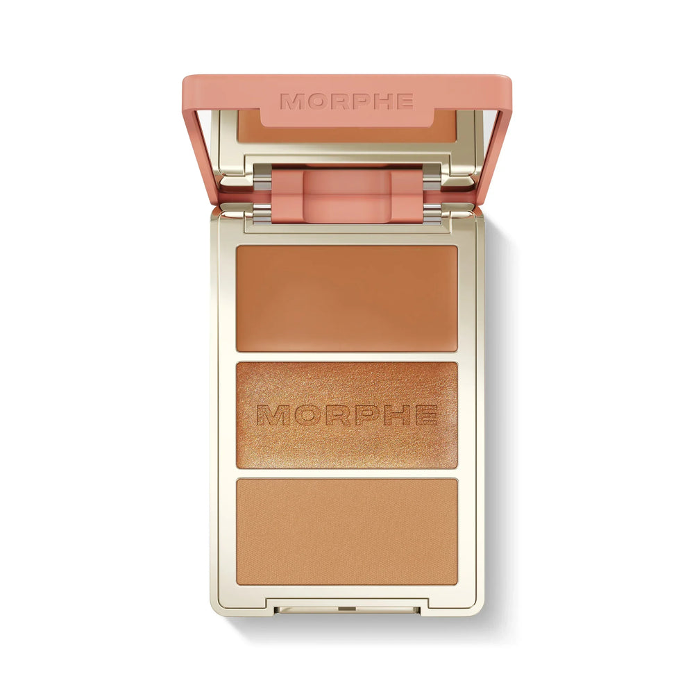 Morphe- Cheek Thrills Multi-Finish Face Trio- Sunset Swim - The Beauty League Pakistan