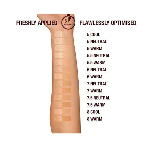 Charlotte Tilbury- Airbrush Flawless Foundation- 5 Warm - The Beauty League Pakistan